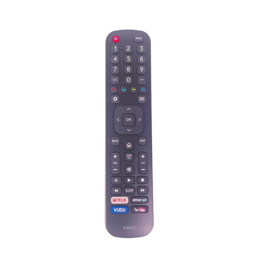 Hisense EN2A27 Smart TV Remote Control Netflix Amazon Vudu YouTube Black Tested